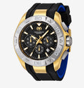 Technomarine Gold watch with black and blue band