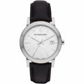 Burberry Mens Watch The City Black Leather Bu9008