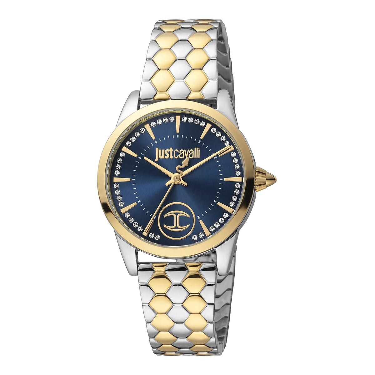 Just Cavalli Donna affascinante Two Tones YG Blue