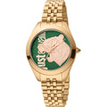 Just Cavalli Pantera Rose Gold Green