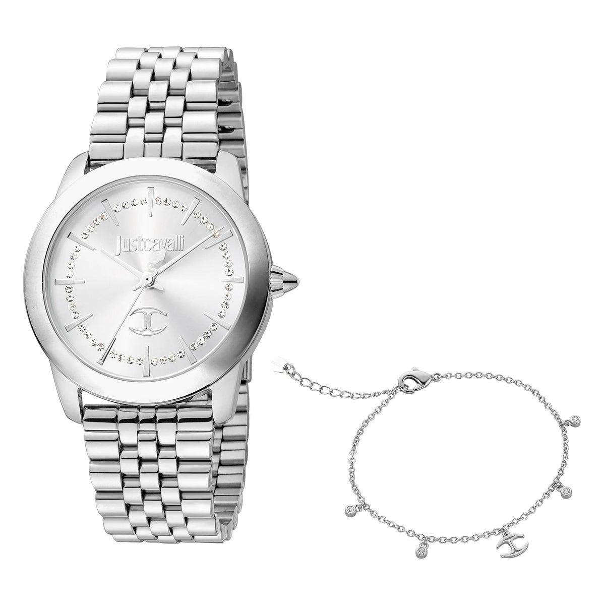 Just Cavalli Glam Creazione Silver Steel