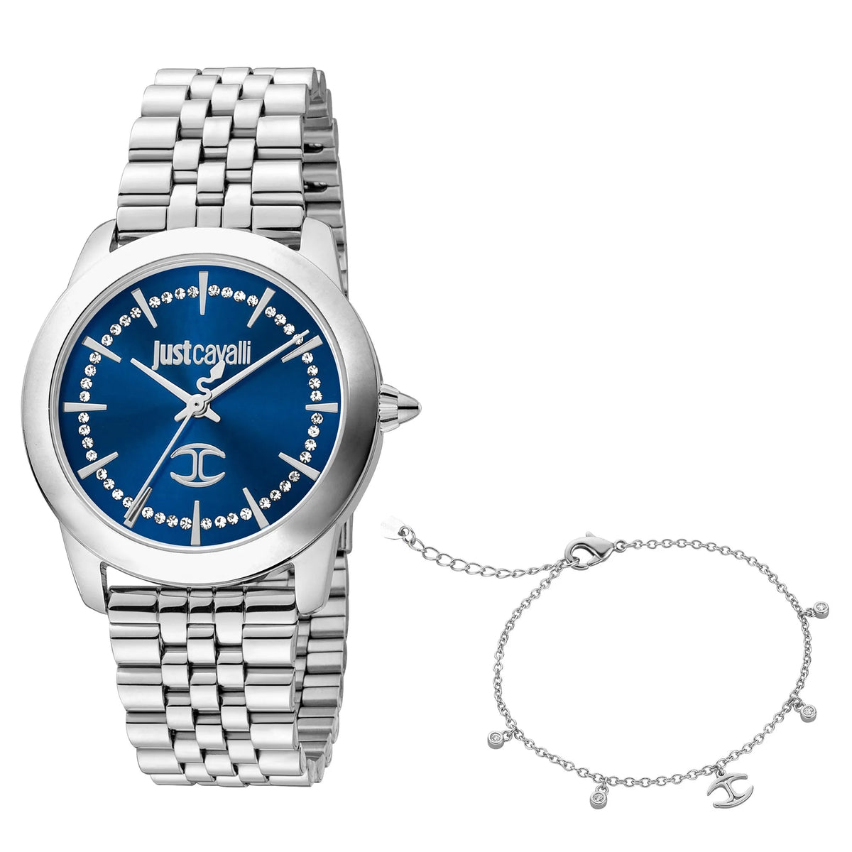 Just Cavalli Glam Creazione Silver Blue