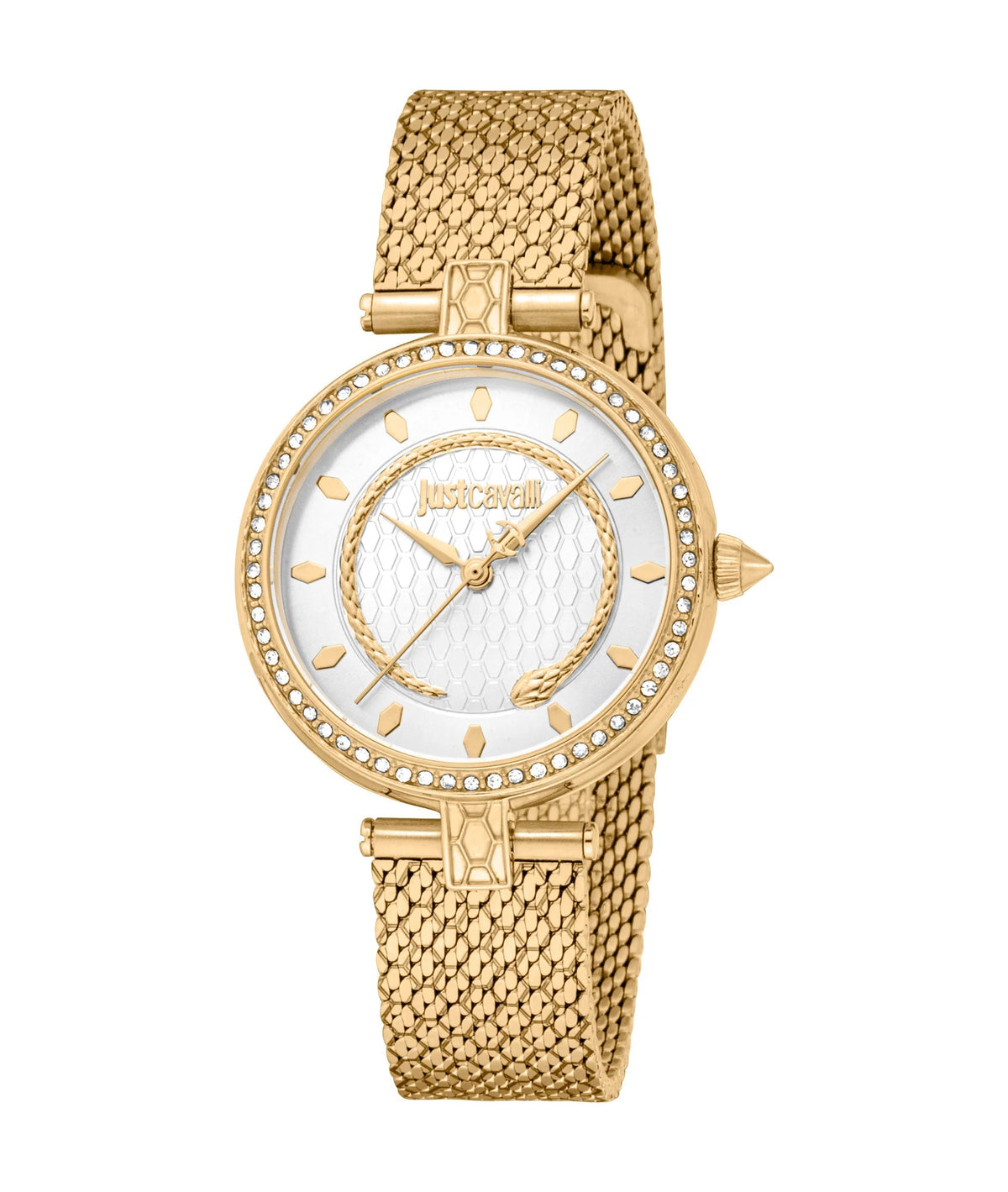Just Cavalli Obsessive Snake Gold Silver