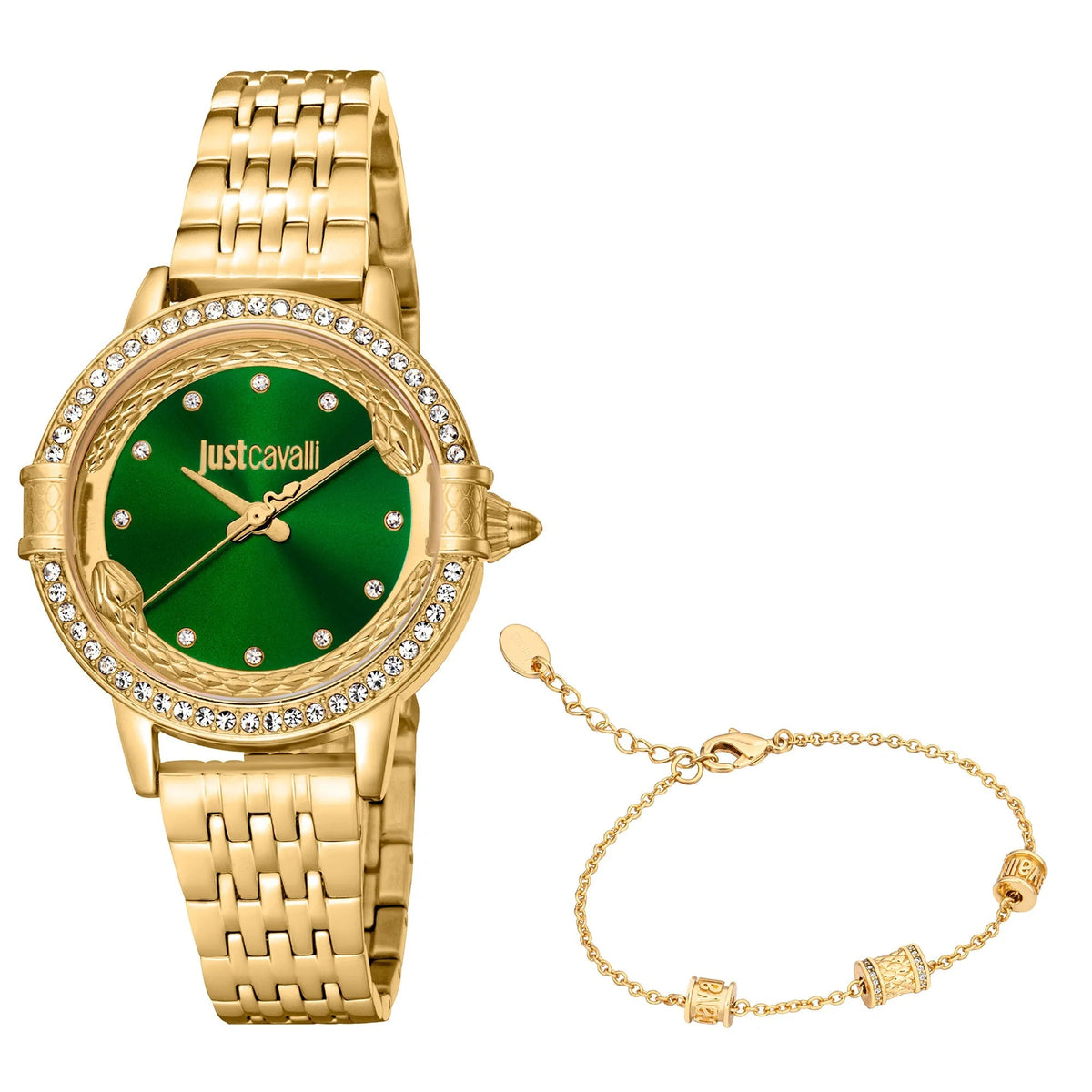 Just Cavalli Stravagante Yellow Gold Green