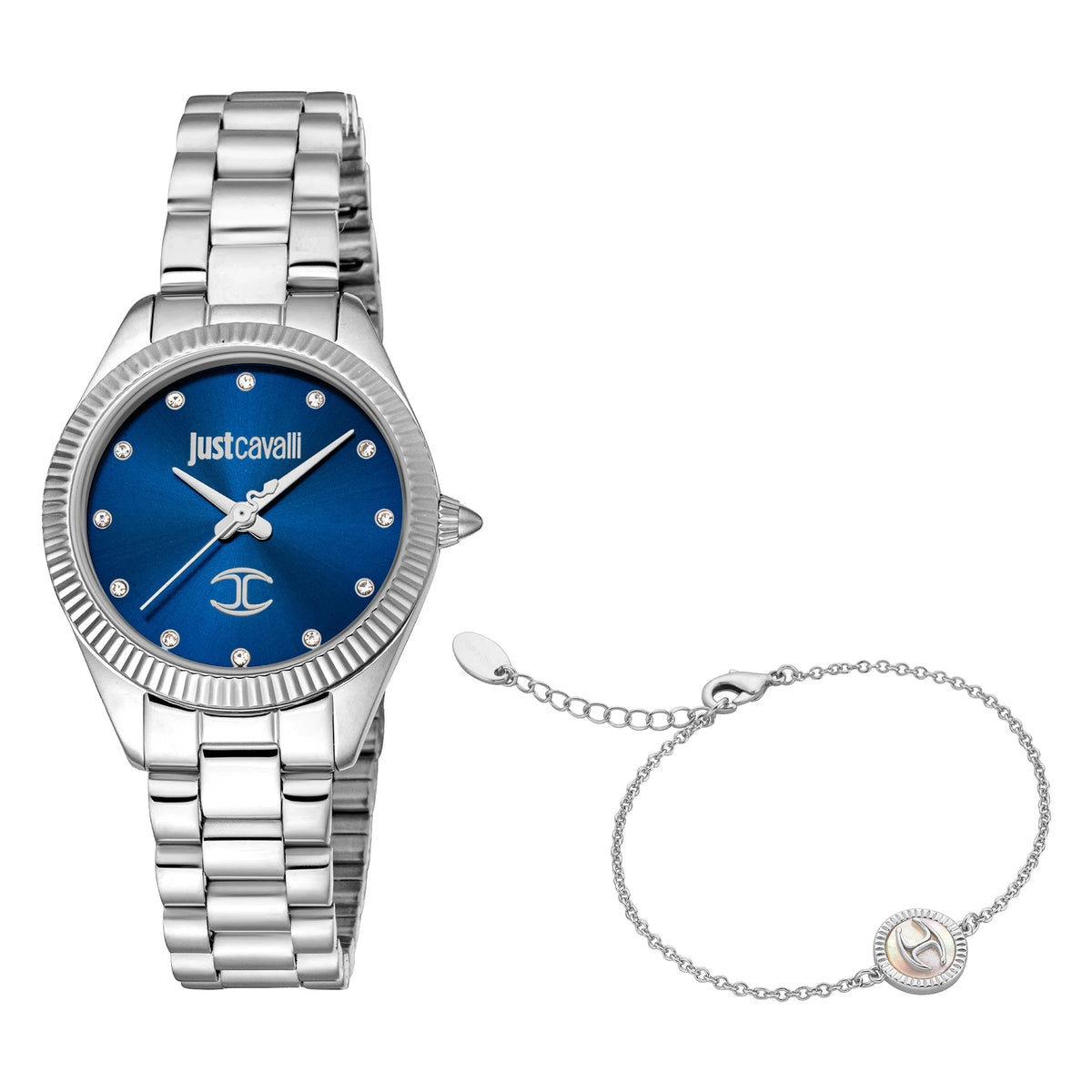 Just Cavalli Pacentro Silver Blue