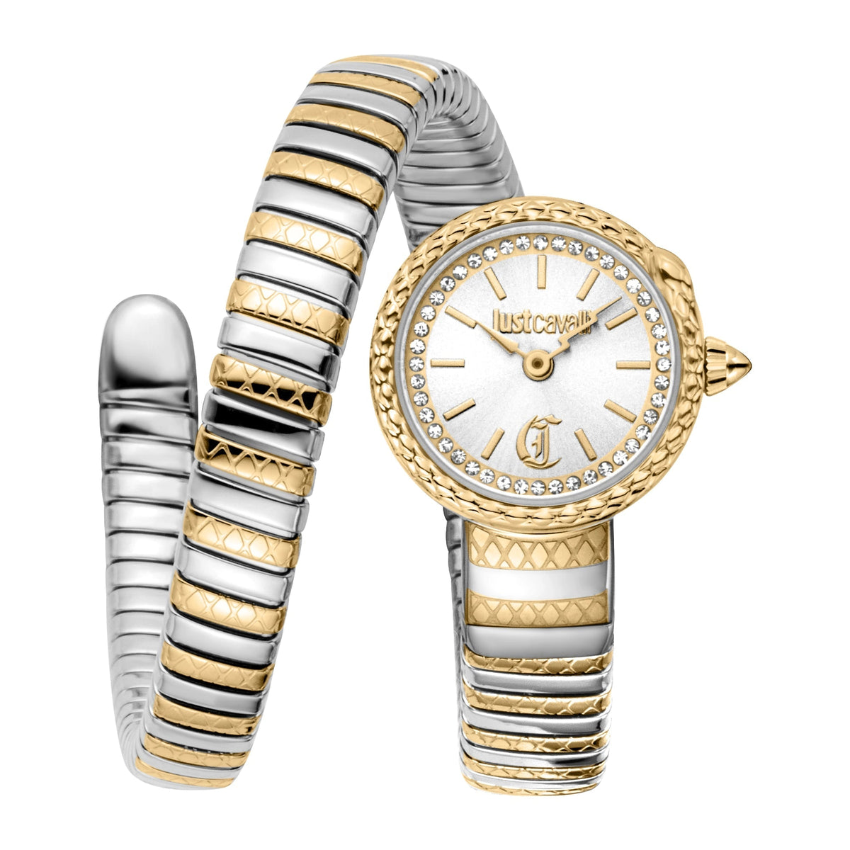 Just Cavalli Sirena Silver Yellow Gold