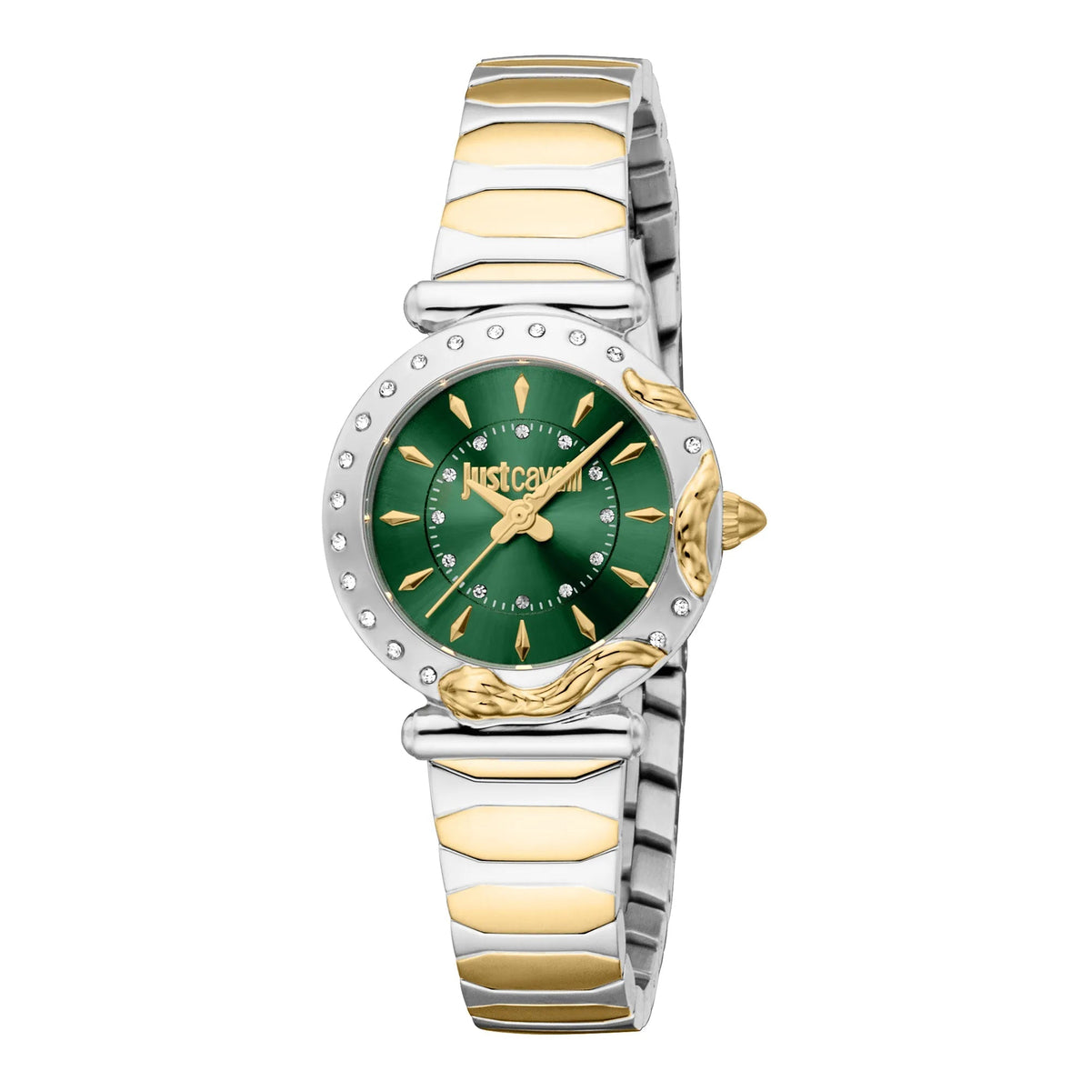 Just Cavalli Stella Snake Two Tones YG Green