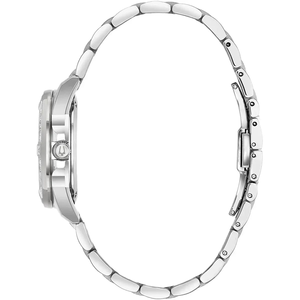 Bulova Marine Star Ladies Silver Watch 96r215