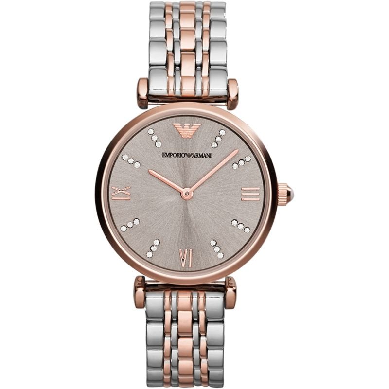Emporio Armani Ar1840 Ladies Two Tone Watch