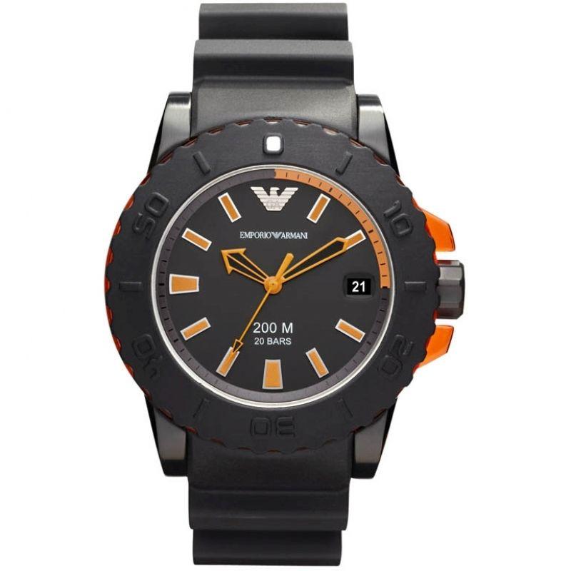 Emporio Armani Ar5969 Men S Sportivo Black Watch