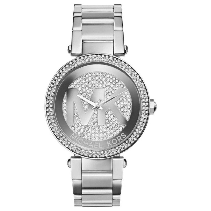 Michael Kors Mk5925 Ladies Parker Silver Gem Set Watch