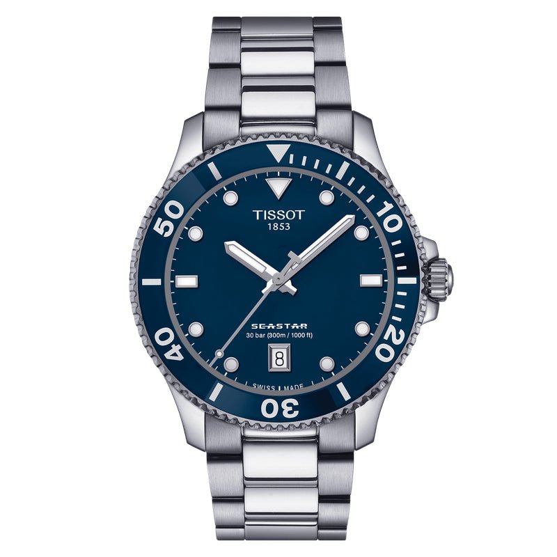 Tissot Seastar 1000 40mm Unisex Blue Watch T120 410 11 041 00
