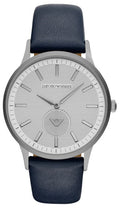 Emporio Armani Renato White Dial Blue Leather Strap Watch For Men Ar11119