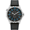 Marine Star Black Leather Watch 96b337