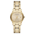 Burberry Ladies Watch The City Yellow Gold Bu9134