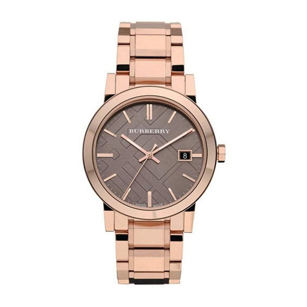 Burberry Ladies Watch The City Rose Gold Pvd Bu9005