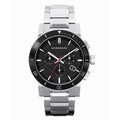 Burberry Mens Watch Chronograph The City Silver Bu9380