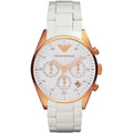 Emporio Armani Ar5920 Ladies Rose Gold Chronograph Watch