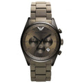 Emporio Armani Ar5950 Ladies Sportivo Chronograph Brown Watch