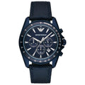 Emporio Armani Ar6132 Men S Blue Chronograph Watch