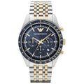Emporio Armani Ar8030 Men S Tazio Chronograph Two Tone Watch