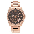 Michael Kors Mk8563 Men S Brecken Chronograph Rose Gold Watch