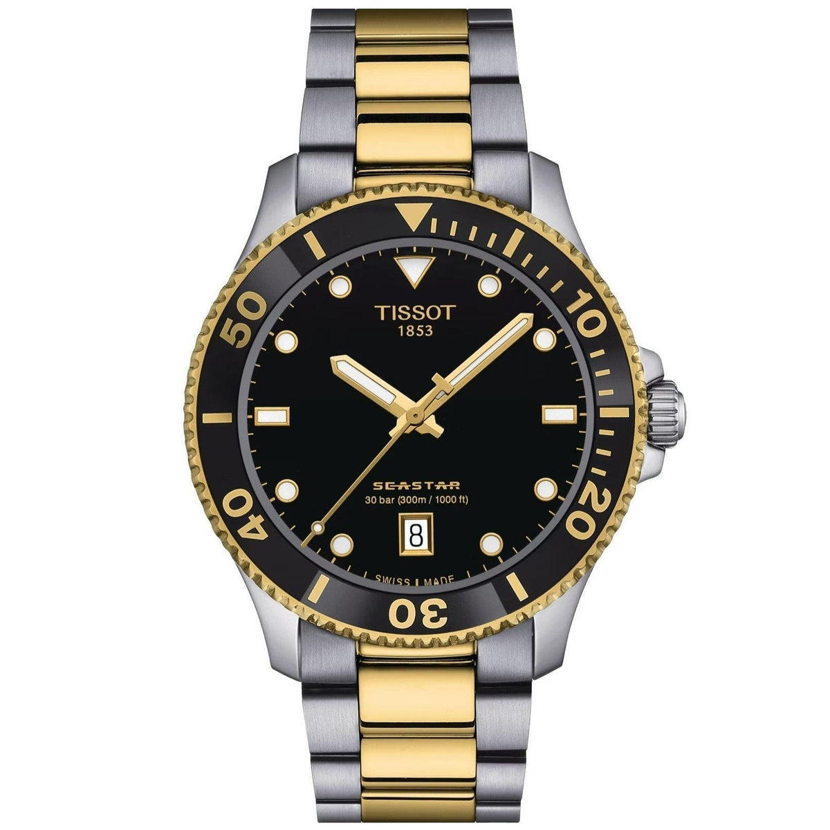 Tissot Seastar 1000 Mens Black Watch T120 410 22 051 00