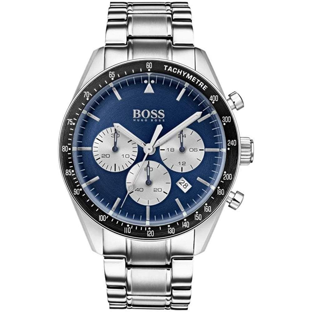 Hugo Boss Men S Watch Chronograph Trophy Blue Hb1513630