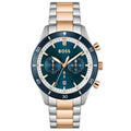 Hugo Boss Mens 1513937 Santiago Chronograph Two Tone Watch