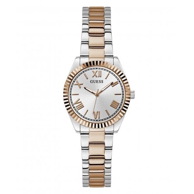 Ladies Mini Luna 2 Tone Watch Gw0687l3