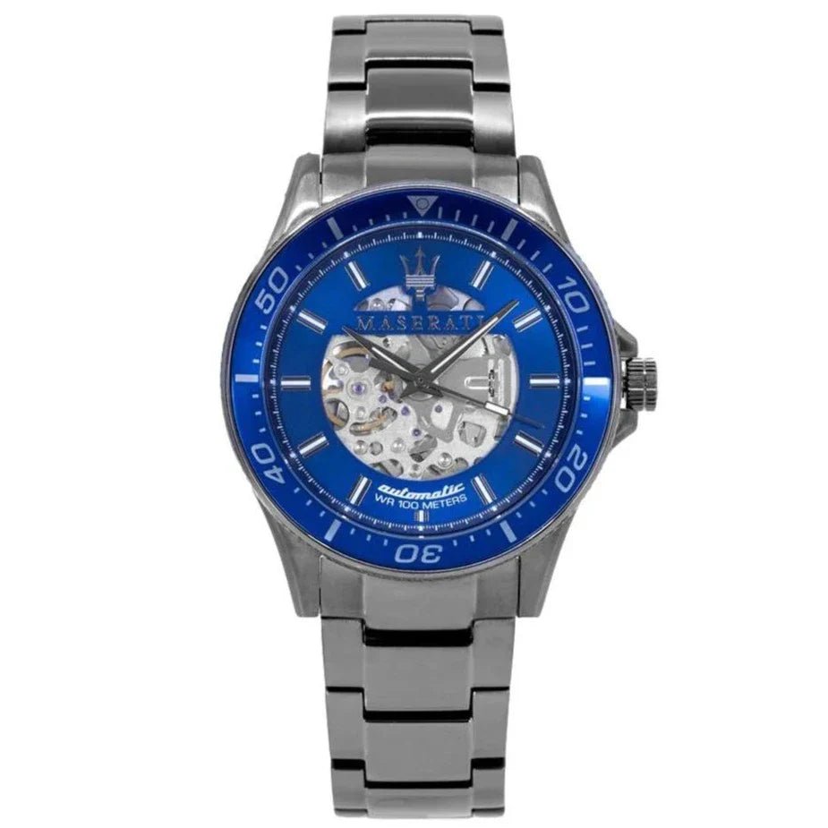 Maserati R8823140001 Sfida Automatic Mens Blue Watch