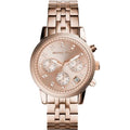 Michael Kors Mk6077 Ladies Ritz Rose Gold Chronograph Watch
