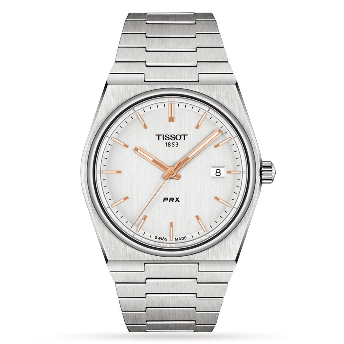 Tissot Mens Watch Prx Rose Gold T1374101103100